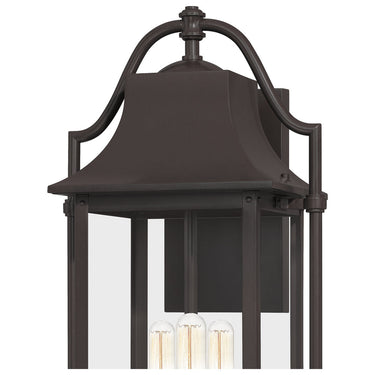 Manning 3 Light Outdoor Wall Sconce in Western Bronze 2
