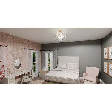 Maple 4 Light Semi-Flush Mount 12