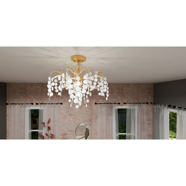 Maple 4 Light Semi-Flush Mount 14