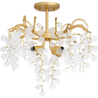 Maple 4 Light Semi-Flush Mount 3