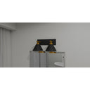 Mastro 2 Light Bath Light in Matte Black 4