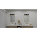 Mastro 3 Light Bath Light in Matte Black 3