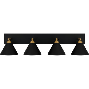 Mastro 4 Light Bath Light in Matte Black 3