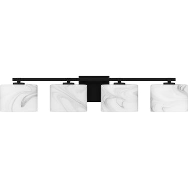Mather 4 Light Bath Light in Matte Black 3