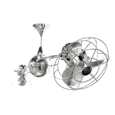 Matthews Fan Gerbar Italo Ventania Ceiling Fan in Chrome 1