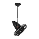 Matthews Fan Gerbar Jarold Direcional Ceiling Fan in Black 1
