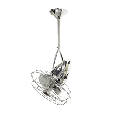 Matthews Fan Gerbar Jarold Direcional Ceiling Fan in Chrome 1