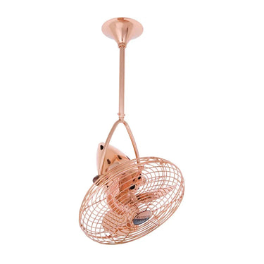 Matthews Fan Gerbar Jarold Direcional Ceiling Fan in Polished Copper 1