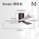 Matthews Fan Irene-5HLK Five Blade Flush Mount Paddle Fan with Integrated 5CCT LED image 33