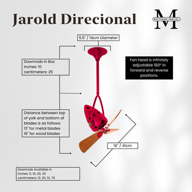 Matthews Fan Jarold Direcional Directional Ceiling Fan image 24