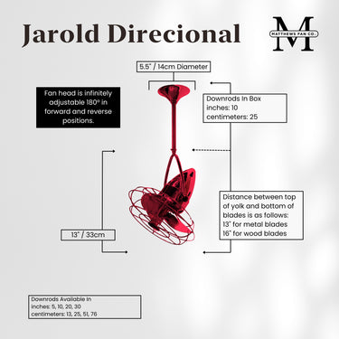Matthews Fan Jarold Direcional Directional Ceiling Fan image 25