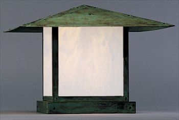 MC-20 Arroyo Craftsman Monterey 20" Outdoor Column Mount with Cloud Lift Overlay - Crescent Harbor