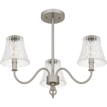 McKinney 3 Light Semi-Flush Mount 9