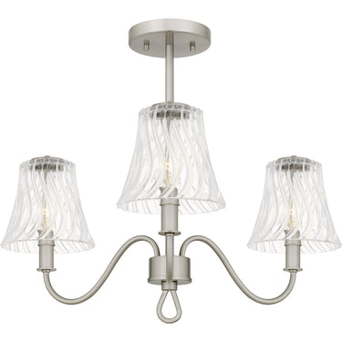 McKinney 3 Light Semi-Flush Mount 1