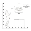 Metropolitan Bloome 29" 6 Light Chandelier - N2226-732 9