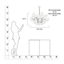 Metropolitan Bloome 36.5" 8 Light Chandelier - N2228-732 8