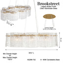 Metropolitan Brookstreet 43.25" 8 Light Pendant - N2288-732 8