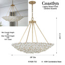 Metropolitan Coastlyn 28" 6 Light Pendant - N1826-732 5