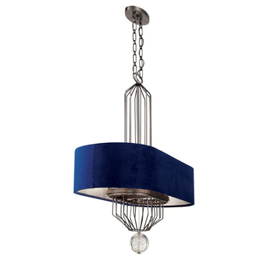 Metropolitan Grandeur 8 Light Island Light In Metal With Fabric - N7339 5