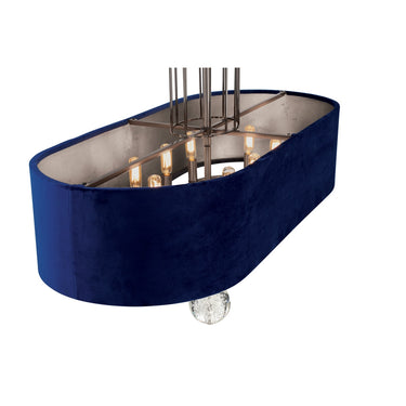 Metropolitan Grandeur 8 Light Island Light In Metal With Fabric - N7339 6