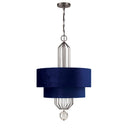 Metropolitan Grandeur 8 Light Pendant In Metal With Fabric - N7338 