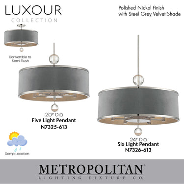 Metropolitan Luxour 6Lt Island Light - N7329-613 3