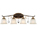 Metropolitan N1464-652 Chateau Nobles 4 Light Bath in Raven Bronze W/Sunburst Gold H - Crescent Harbor 1