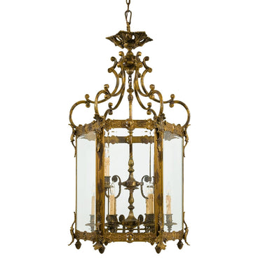 Metropolitan N2345 9 Light Foyer Pendant in Oxide Brass - Crescent Harbor 1