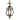 Metropolitan N6103-20 Montparnasse 1 Light Mini Pendant in French Coal W/ Gold Leaf Highl - Crescent Harbor 1