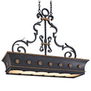 Metropolitan N6107-20 Montparnasse 12 Light Island Light in French Coal W/ Gold Leaf Highl - Crescent Harbor 1