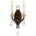 Metropolitan N6452-652 Chateau Nobles 2 Light Wall Sconce in Raven Bronze W/Sunburst Gold H - Crescent Harbor 1