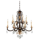 Metropolitan N6459-652 Chateau Nobles 10 Light Chandelier in Raven Bronze W/Sunburst Gold H - Crescent Harbor 1
