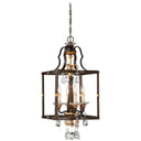 Metropolitan N6463-652 Chateau Nobles 4 Light Pendant in Raven Bronze W/Sunburst Gold H - Crescent Harbor 1