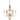 Metropolitan N6557-690 6Lt Magnolia Manor Chandelier in Pale Gold/Distressed Bronze - Crescent Harbor 1