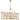 Metropolitan N6568-596 Victoria Park 8 Light Island Light in Elara Gold - Crescent Harbor 1