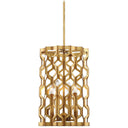 Metropolitan N6771-293 Coronade 4 Light Pendant in Pandora Gold Leaf - Crescent Harbor 1
