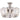 Metropolitan N6987-613 Castle Aurora 8 Light Semi Flush Mount in Polished Nickel - Crescent Harbor 1
