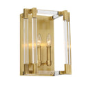 Metropolitan N7352-790 2 Light Wall Sconce in Aged Antique Brass - Crescent Harbor 1
