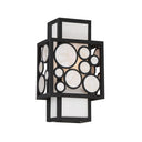 Metropolitan N7751-143 Mosaic - 1 Light Wall Sconce With White Cloth Shade in Oil Rubbed Bronze - Crescent Harbor 1