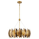 Metropolitan N7837-659 Manitou Six Light Chandelier in Ardor Gold - Crescent Harbor 1
