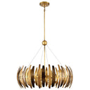 Metropolitan N7839-659 Manitou 8 Light Chandelier in Ardor Gold - Crescent Harbor 1