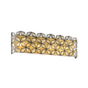 Metropolitan N7844-711 Brookcrest 4 Light Bath in Sand Coal W/ Gold Leaf - Crescent Harbor 1