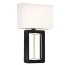 Metropolitan N7850-707-L Sable Point Led Wall Sconce in Sand Coal With Honey Gold Acce - Crescent Harbor 1