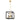Metropolitan N7854-707 Sable Point 4 Light Pendant in Sand Coal With Honey Gold Acce - Crescent Harbor 1