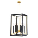 Metropolitan N7858-707 Sable Point 8 Light Pendant in Sand Coal With Honey Gold Acce - Crescent Harbor 1