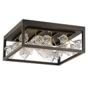 Metropolitan N7964-730-L 4 Light Led Flush Mount in Regal Bronze / Empire Gold - Crescent Harbor 1