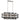 Metropolitan N7988-420 Presten 8 Light Island in Brushed Nickel W/ Sand Coal - Crescent Harbor 1