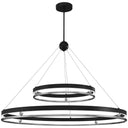 Metropolitan N7997-572-L 106W Led 2 Tier Pendant in Coal / Polished Nickel - Crescent Harbor 1