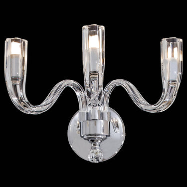 Metropolitan N9183 3 Light Wall Sconce in Chrome - Crescent Harbor 1