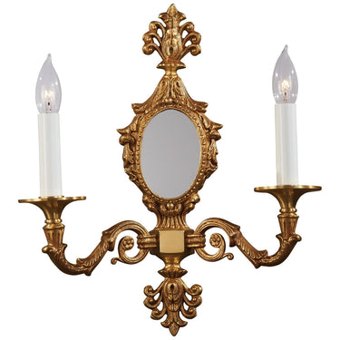 Metropolitan N950094 2 Light Wall Sconce in French Gold - Crescent Harbor 1